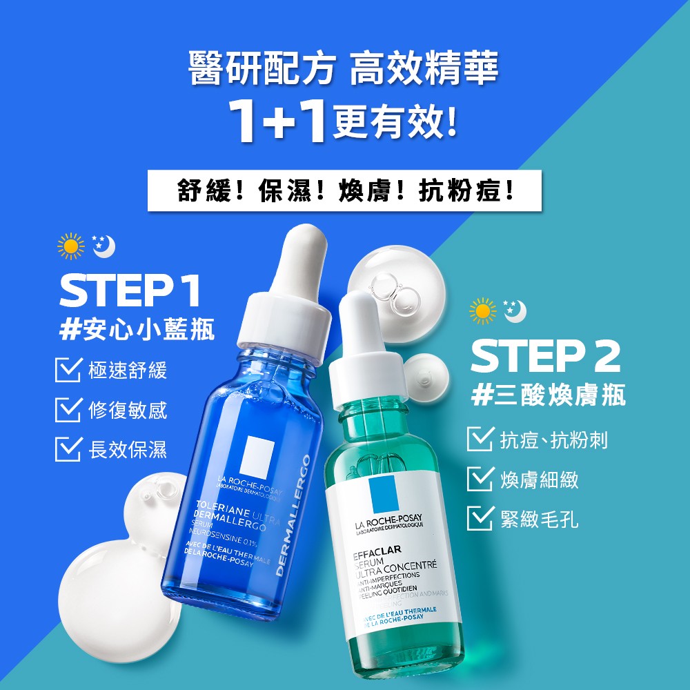 【任2件75折 滿額贈好禮】理膚寶水極效三重酸煥膚精華30ml,油性肌,抗痘,抗痘精華,青春痘,痘痘