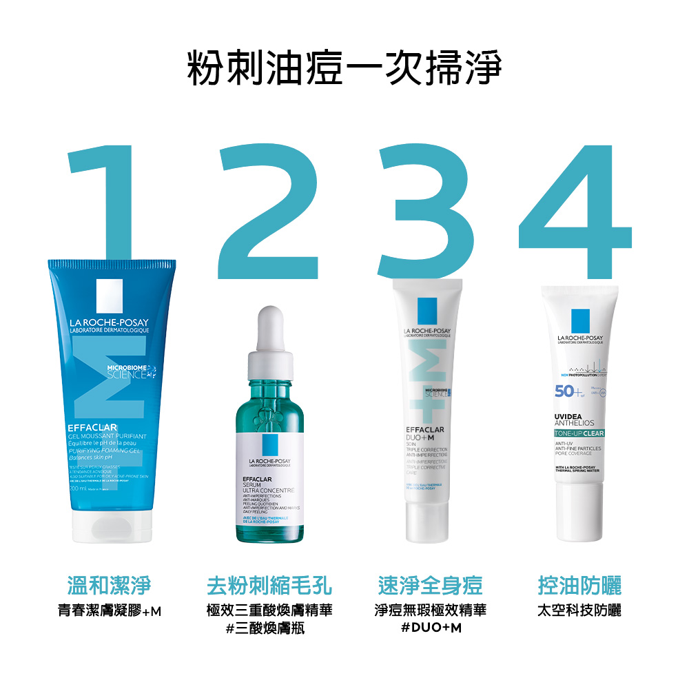 【任2件75折 滿額贈好禮】理膚寶水 青春潔膚凝膠+M 200ml,毛孔清潔,控油,痘痘肌,抗痘,▲粉痘代謝▲