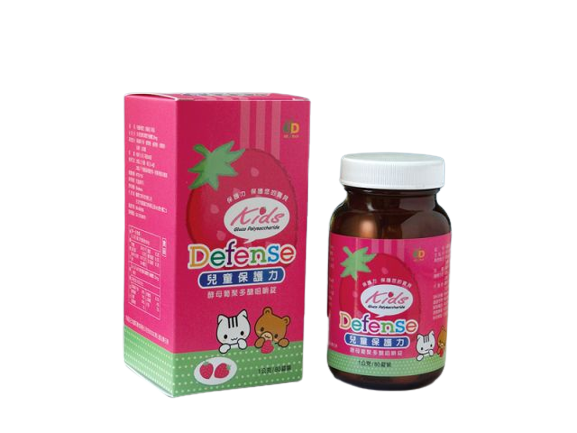 兒童保護力 酵母葡聚多醣咀嚼錠 (橘子/草莓)口味 80錠
