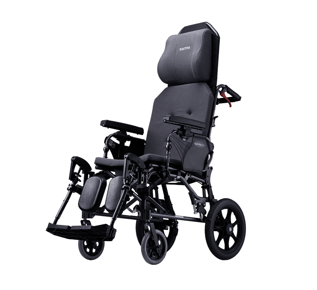 【Karma康揚】平仰躺型鋁合金手動輪椅 潛隨挺502 (KM-5000.2)
