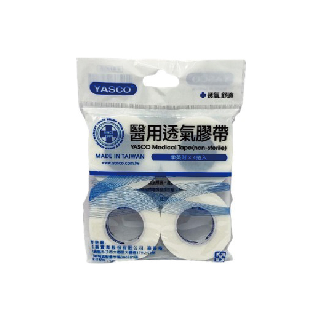 昭惠Yasco 透氣膠帶(白) 0.5