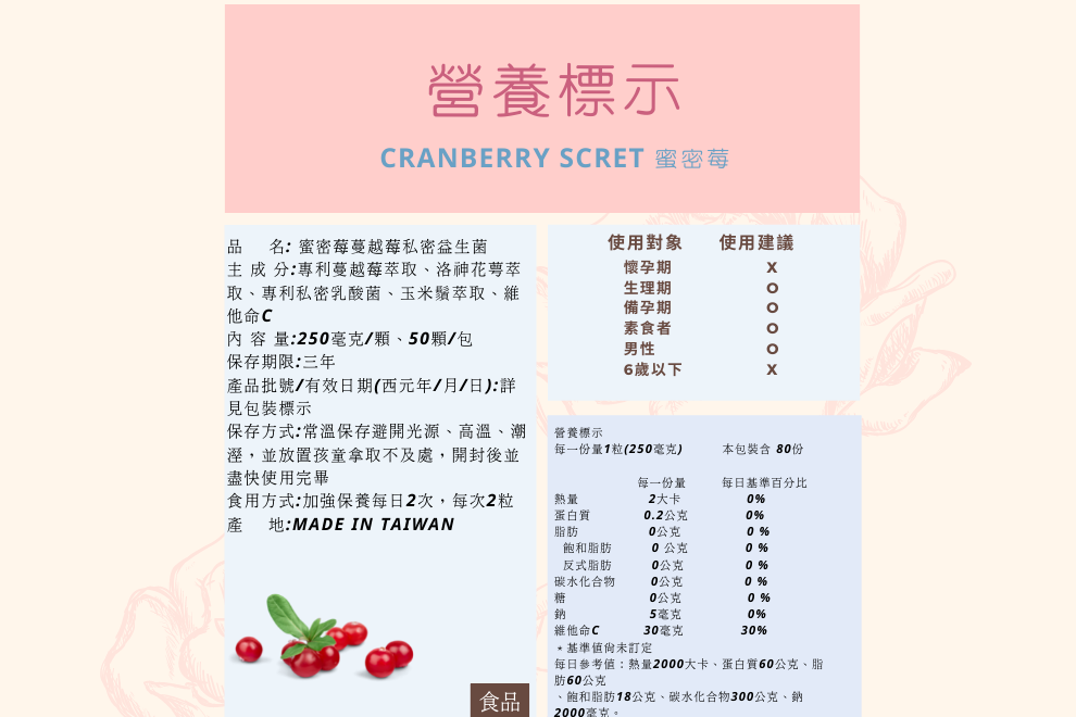第七共研｜【單件體驗】4D-蜜密莓x乳酸菌 罐裝