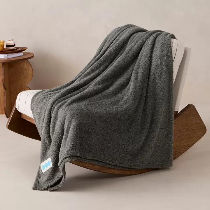 青鳥家居 石墨烯奶蓋生乳絨絨毯 兩入組