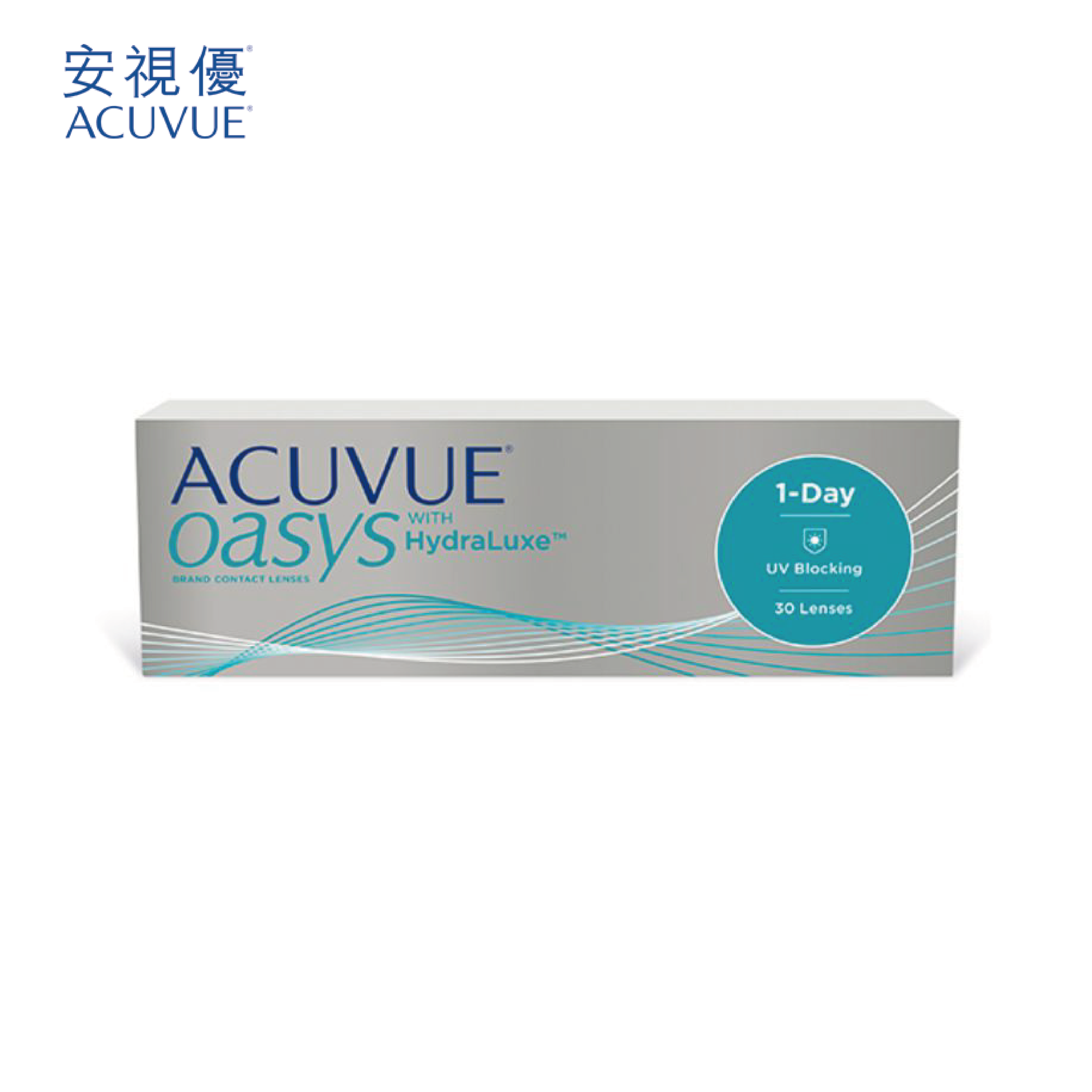 嬌生安視優 歐舒適日拋 30片(基弧9.0)