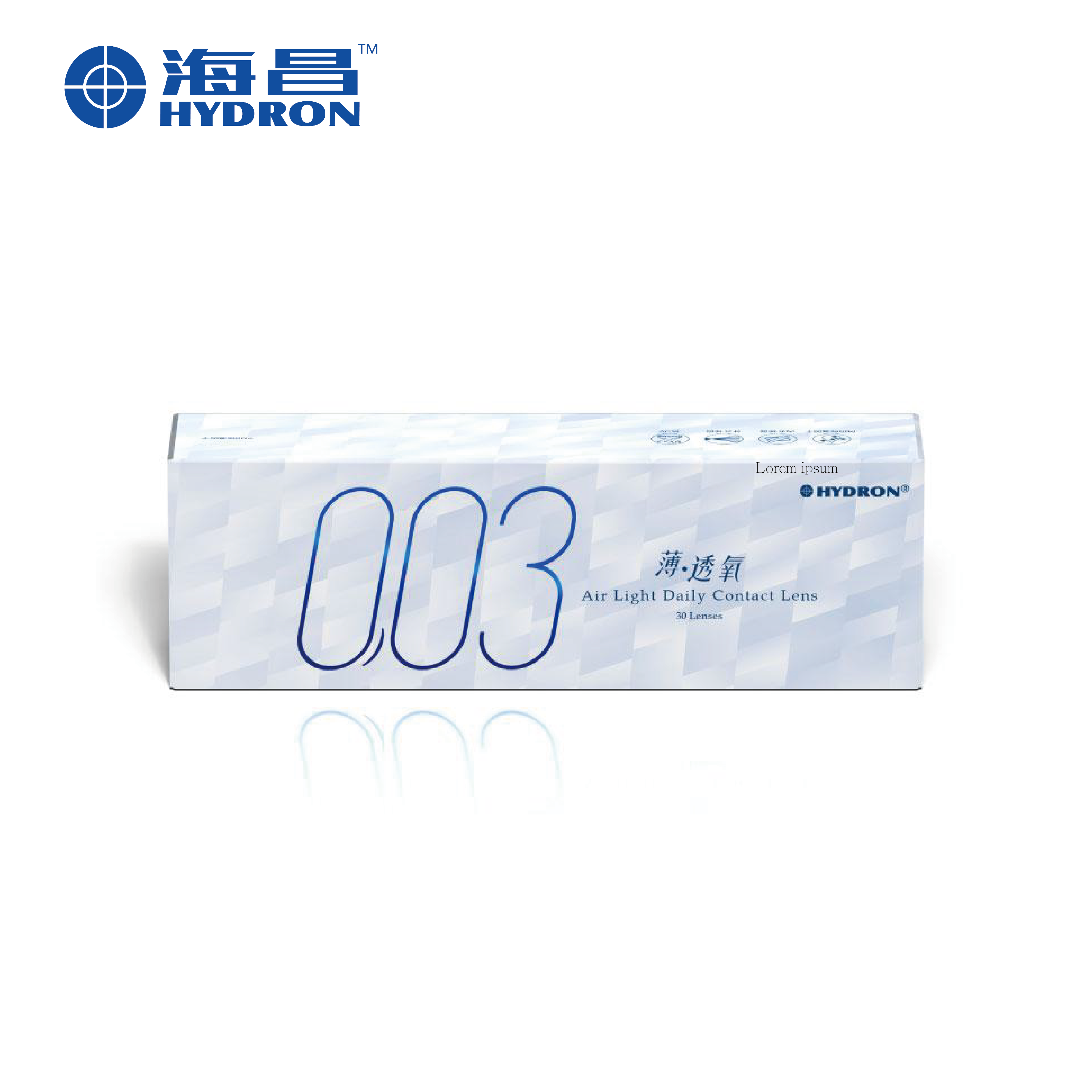 海昌 零零三薄透氧日拋30片