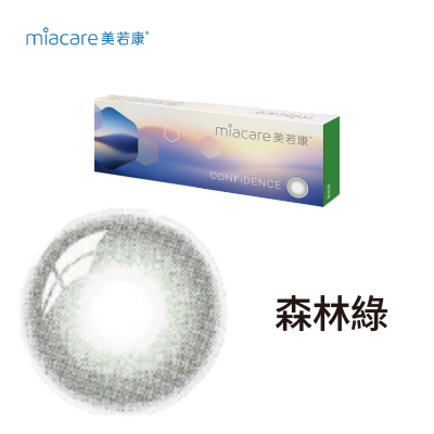 【美若康】晨曦彩日拋10片<span class='color_name'> - 綠色</span>