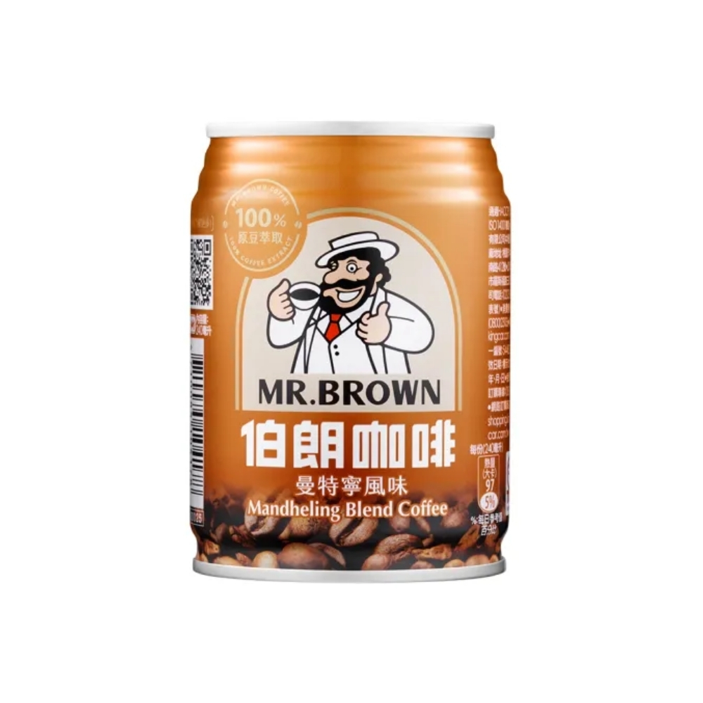 伯朗曼特寧咖啡240ml