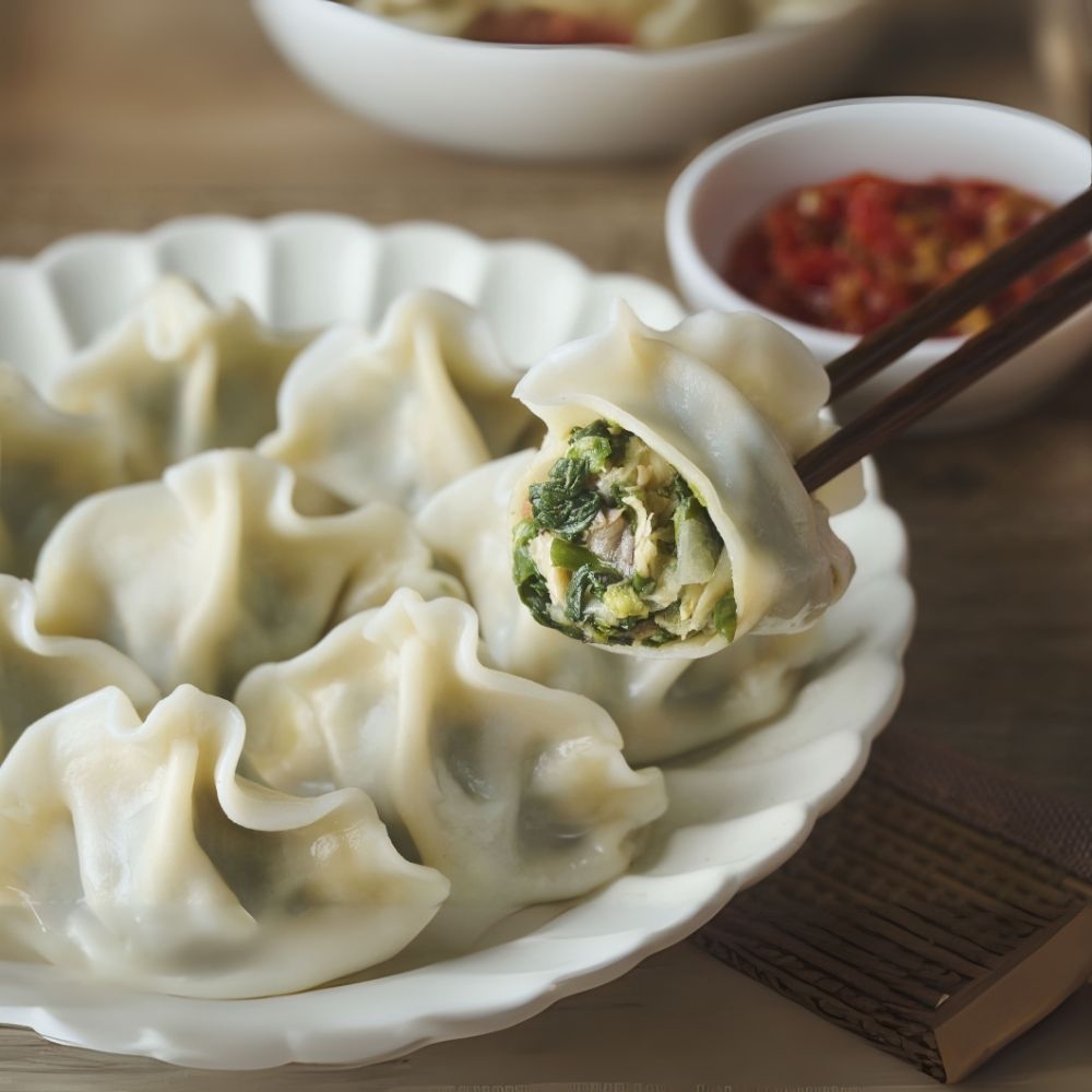 香菇薺菜水餃(全素)
