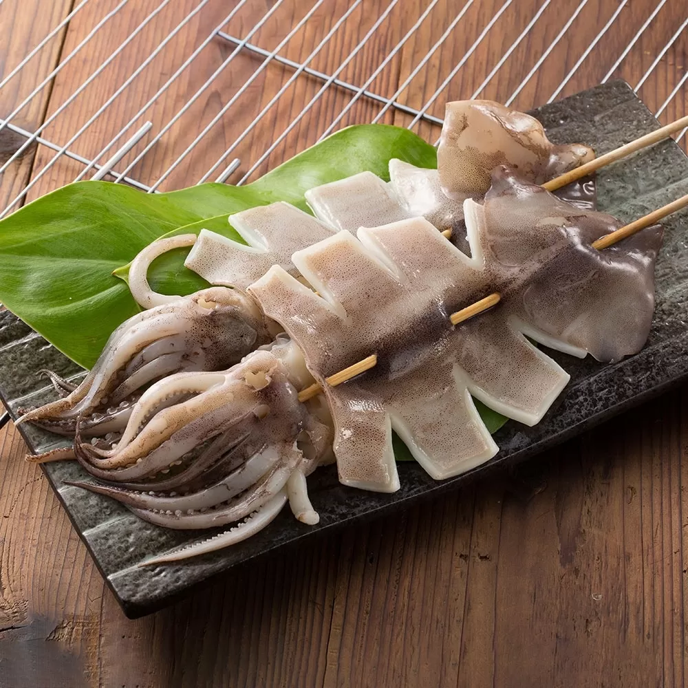 鮮嫩大魷魚串
