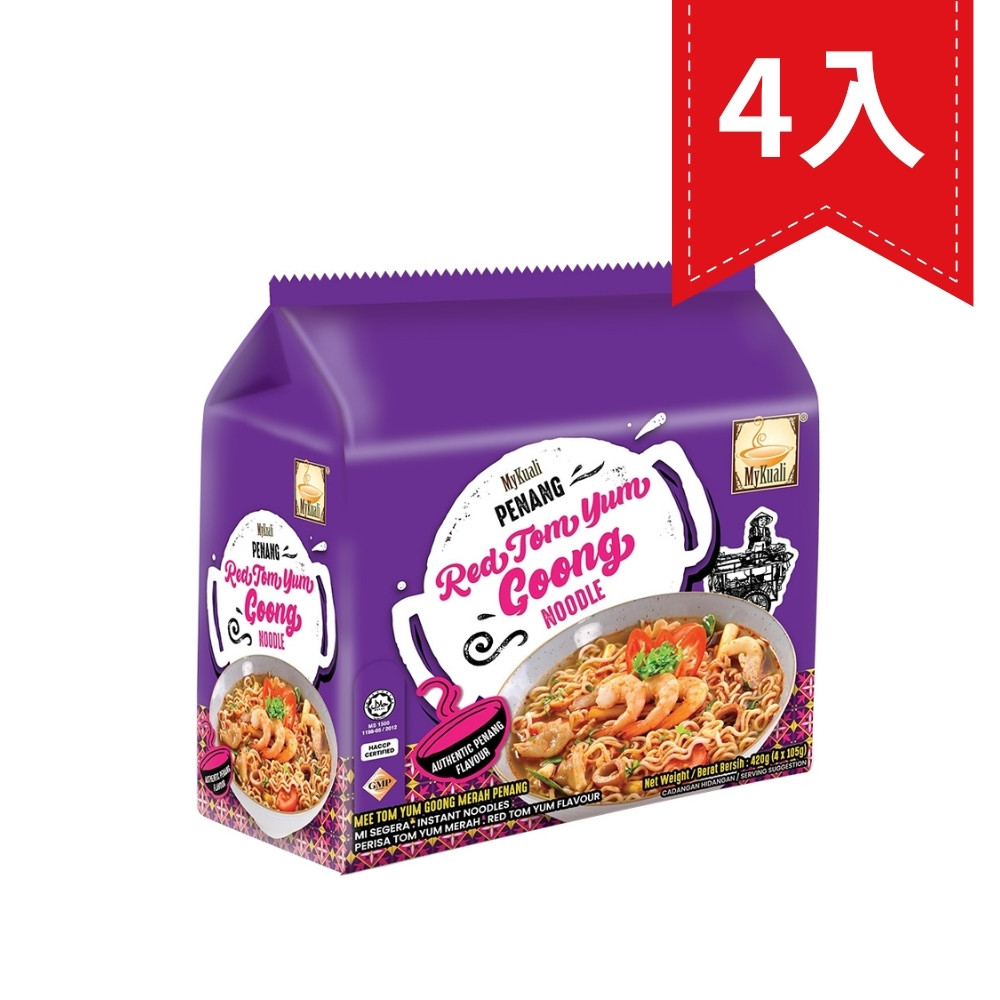 檳城 泰式酸辣湯麵（105g*4入）