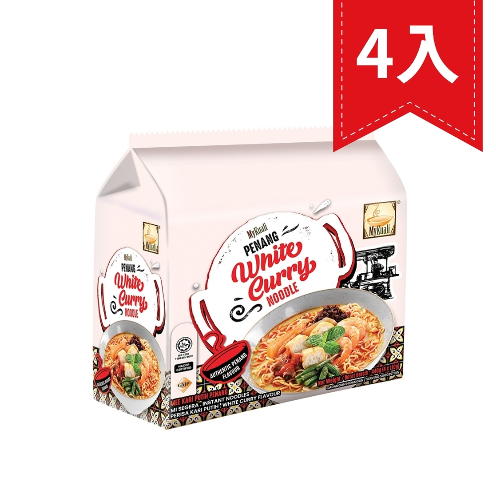 檳城 白咖喱風味麵（110g*4入）