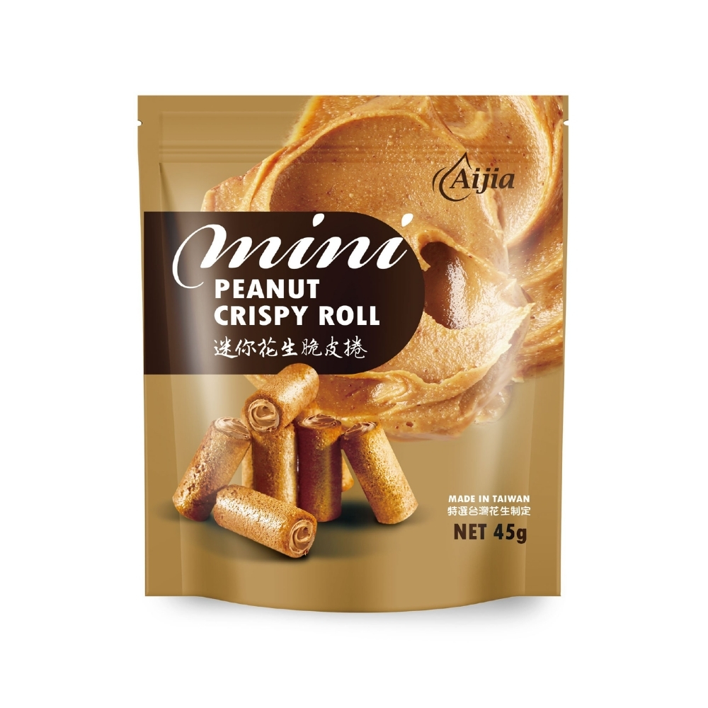 愛加迷你花生脆皮捲