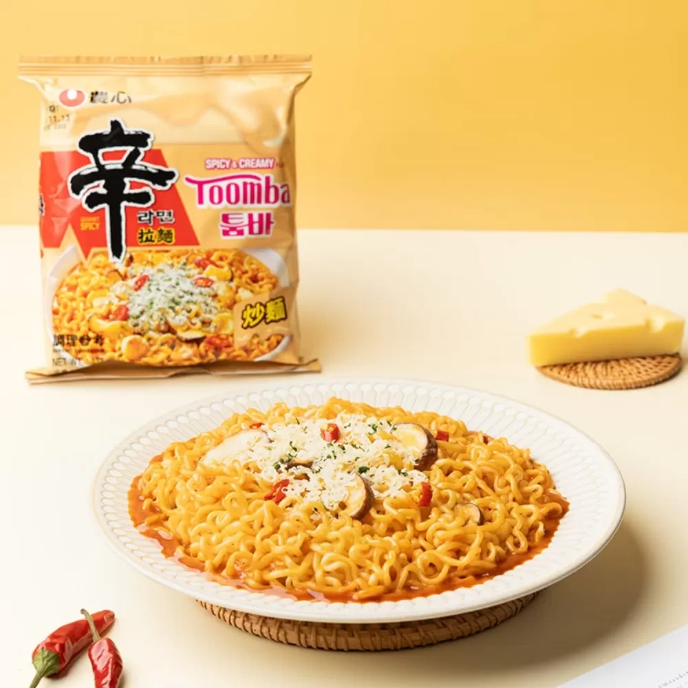 農心 辛拉麵－辣白醬味（127g*5入）,SH10000003,農心辛拉麵－辣白醬味（127g*5入）,完美辣度,獨特白醬,民生食材