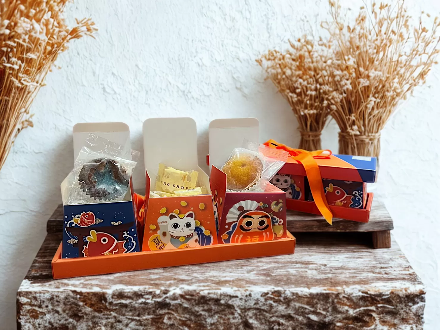 霓好納福A1 (雪Q餅&日式燒菓子),NH50000001,霓好納福A1(雪Q餅&日式燒菓子),禮盒承載心意,甘韻茶點佐日式甜菓,零食飲料