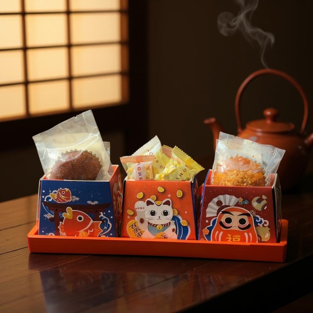 霓好納福A1 (雪Q餅&日式燒菓子),NH50000001,霓好納福A1(雪Q餅&日式燒菓子),禮盒承載心意,甘韻茶點佐日式甜菓,零食飲料