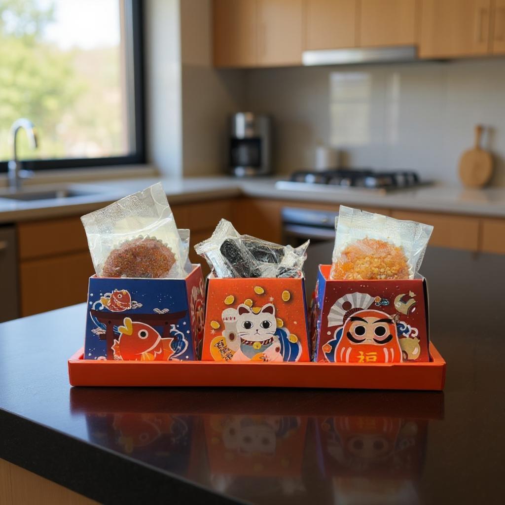 霓好納福A2 (黑芝麻糕&日式燒菓子),NH50000002,霓好納福A2(黑芝麻糕&日式燒菓子),禮盒承載心意,甘韻茶點佐日式甜菓,零食飲料