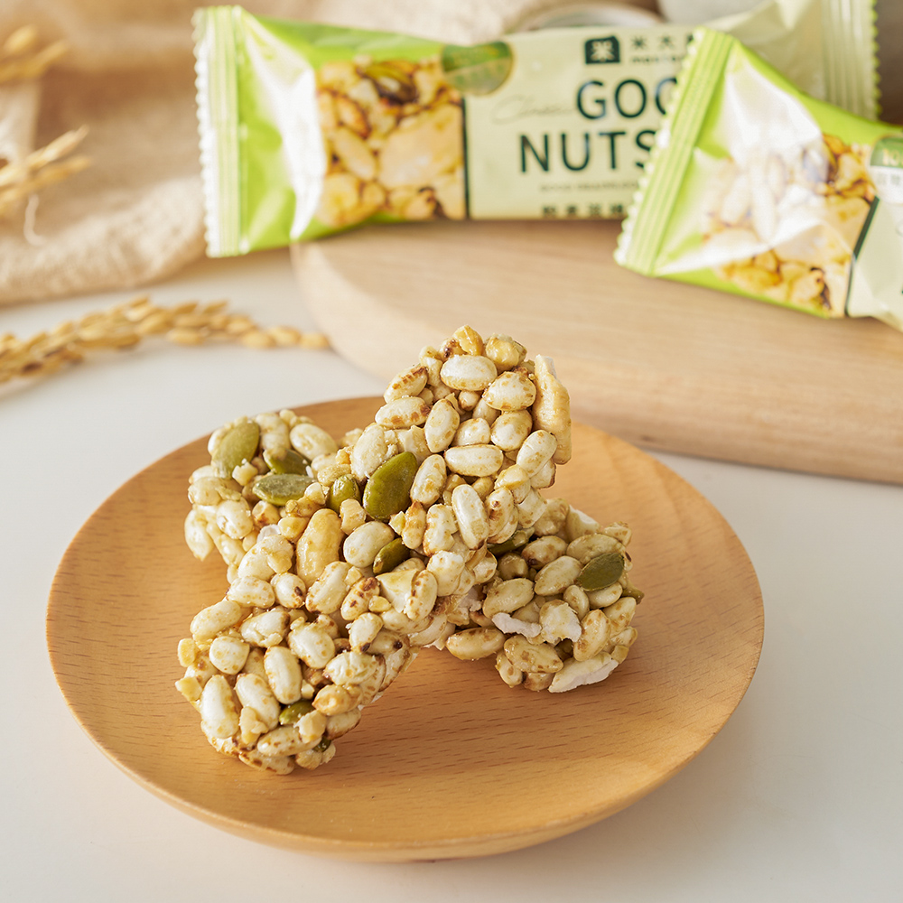 【米大師】穀拿滋棒－抹茶堅果 9.5g×6入/盒