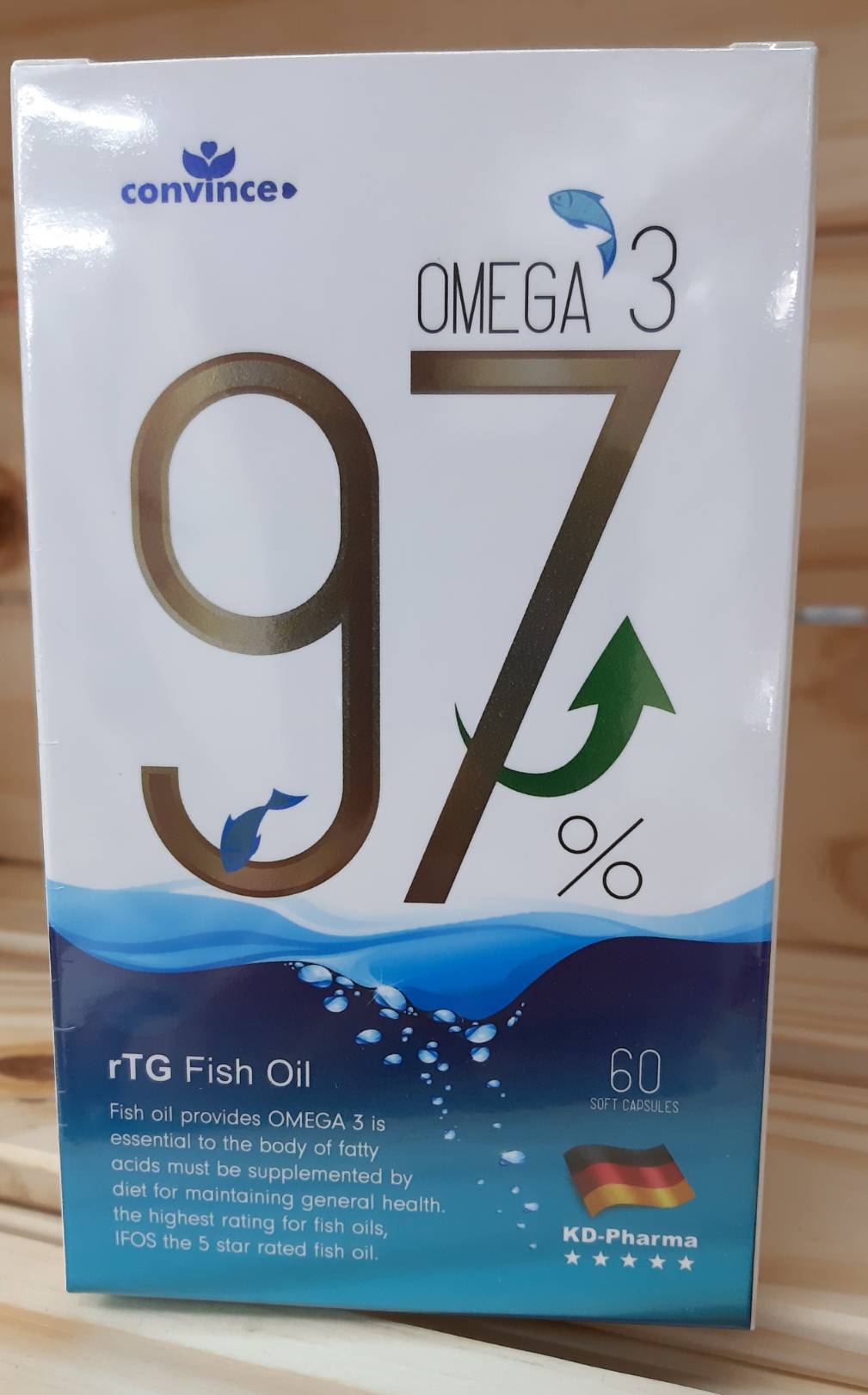 康心德國高濃度魚油軟膠囊/60顆/盒