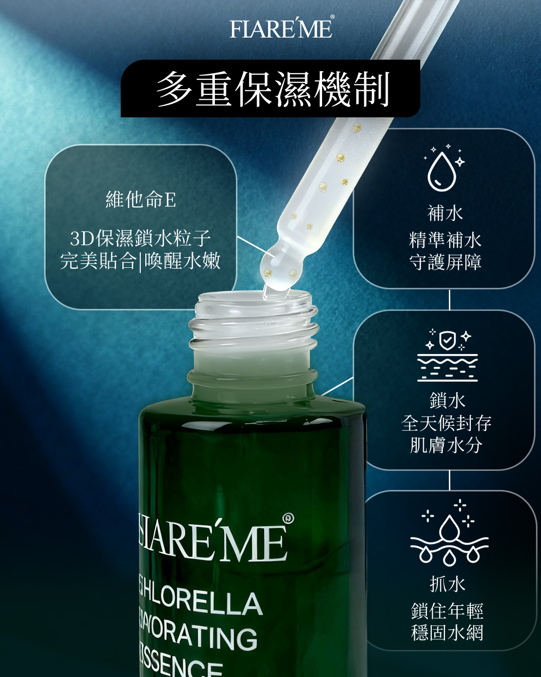 【微球藻保濕精粹 50mL】深層滲透壓/3D保濕粒/保濕首選,海洋深層水,保濕粒,3D保濕粒,深層滲透壓,保濕