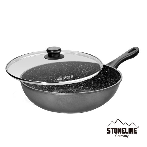 德國STONELINE®美食家系列 炒鍋30cm(附蓋)