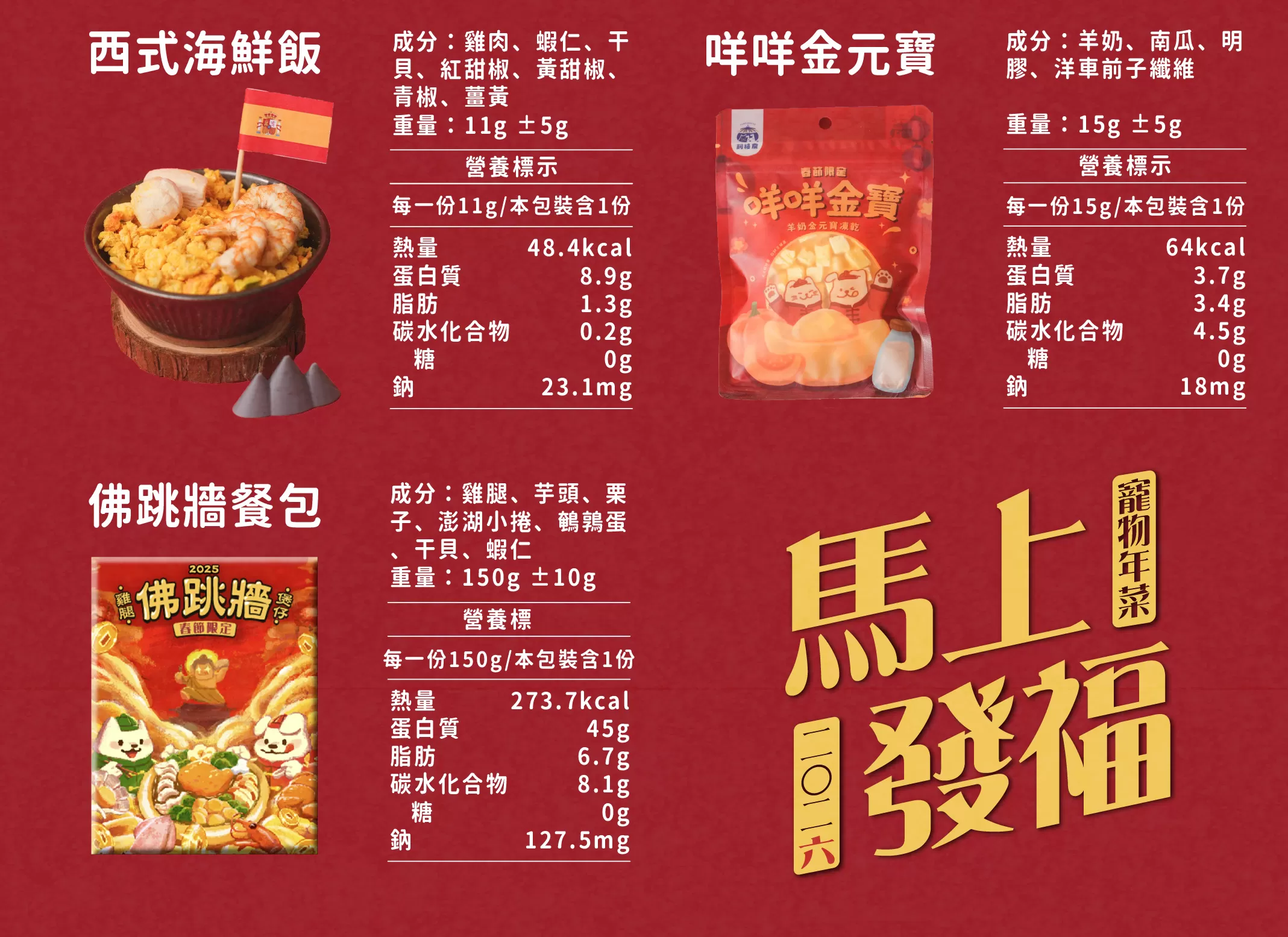 《2026 寵物年菜》⭐貓狗適用⭐凍乾年菜｜環遊世界年菜