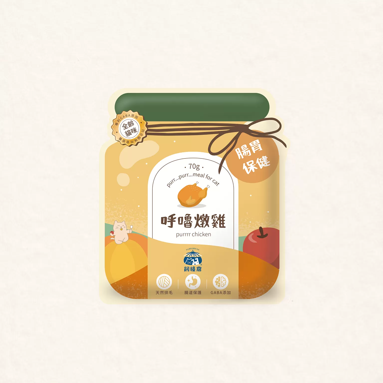 【貓咪餐包】呼嚕燉雞 | 腸胃保養配方 添加GABA