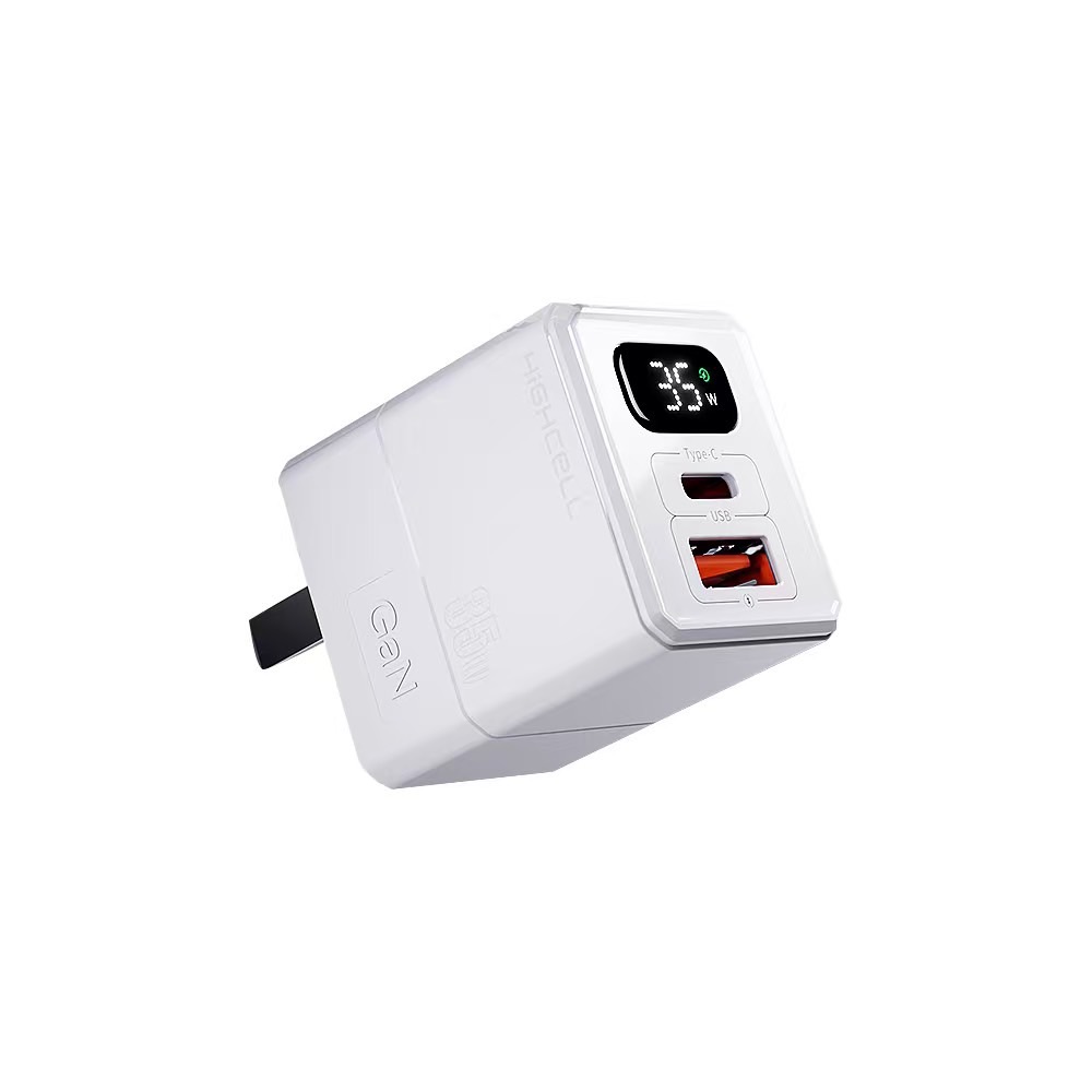 【HIGH CELL】35W氨化鎵數顯充電頭