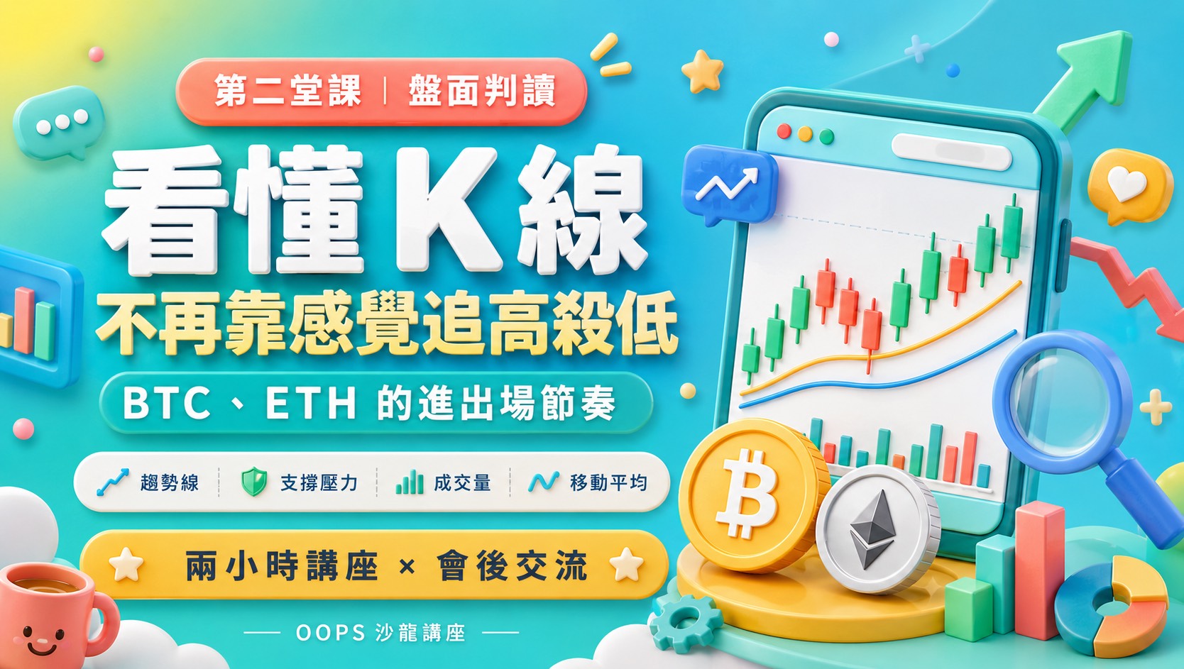 看懂K線BTC、ETH、美股,D61280002,看懂K線BTC、ETH、美股,找知識,WEB3全球金融投資攻略,D6128000201