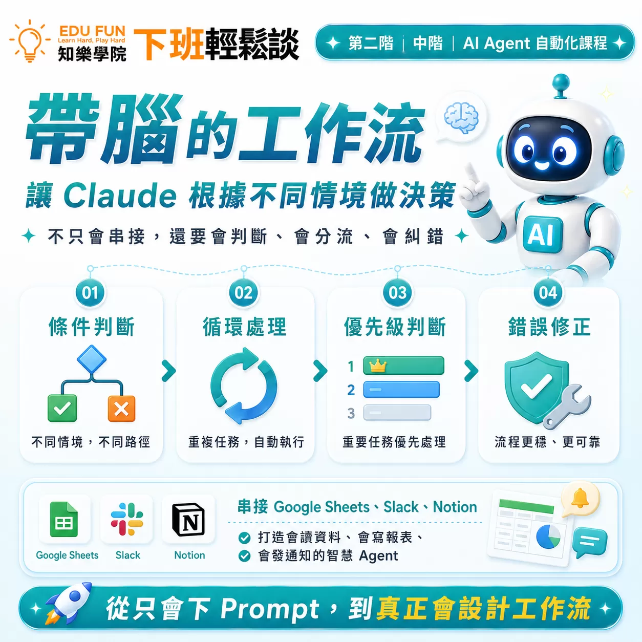 AI Agent 智慧工作流：決策與邏輯設計