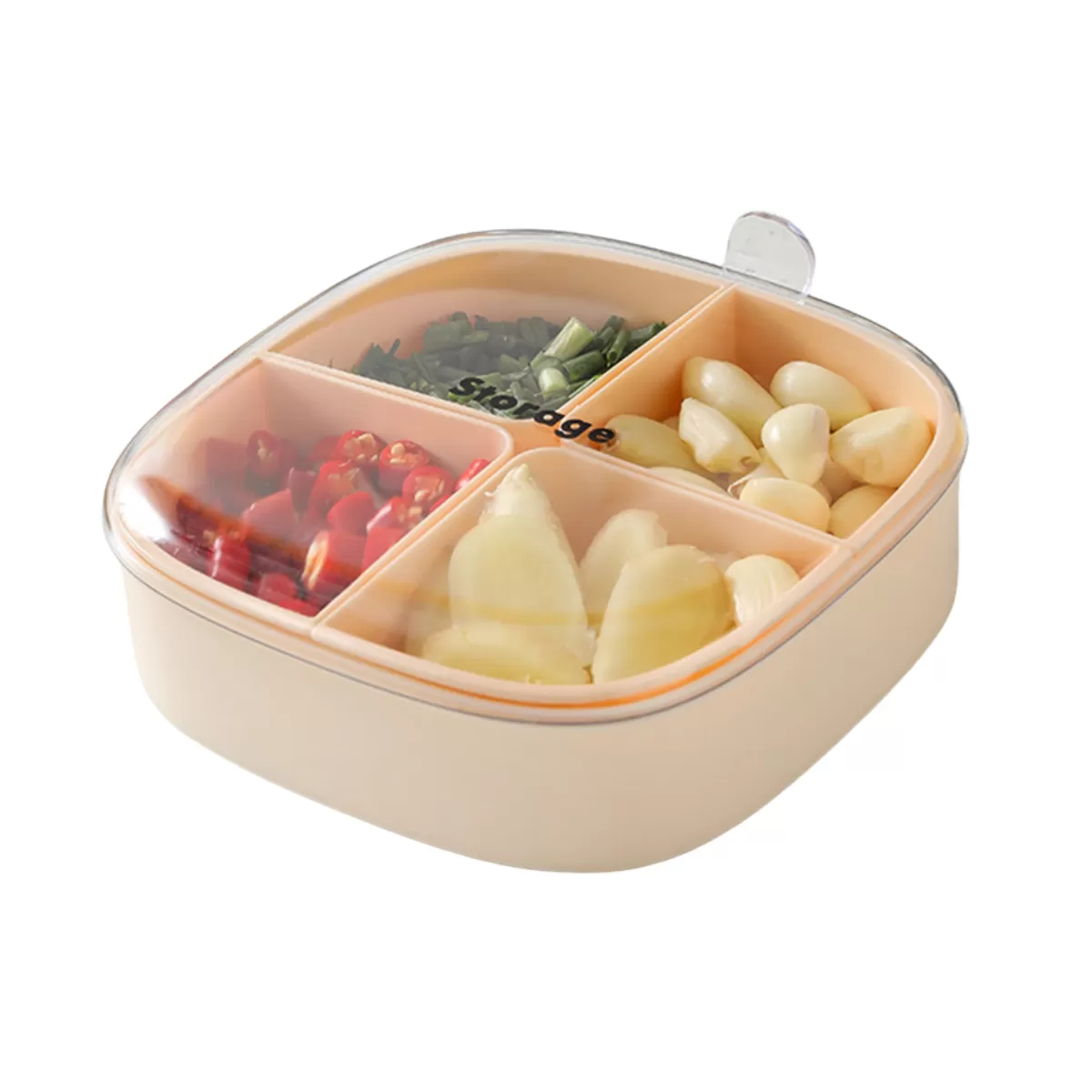 【客製禮贈品】四格配料保鮮分隔收納盒