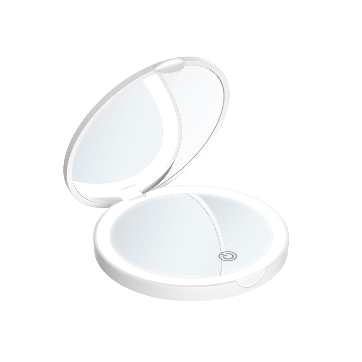 【客製禮贈品】折疊手持LED隨身化妝鏡