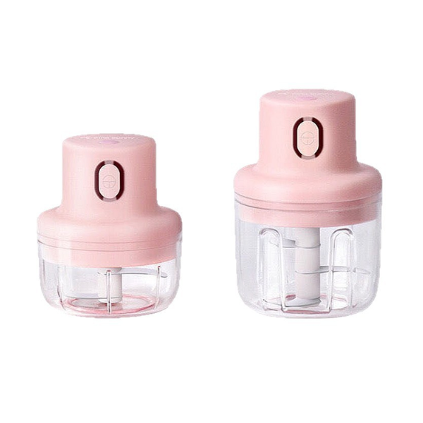 【客製禮贈品】粉色迷你無線搗蒜器