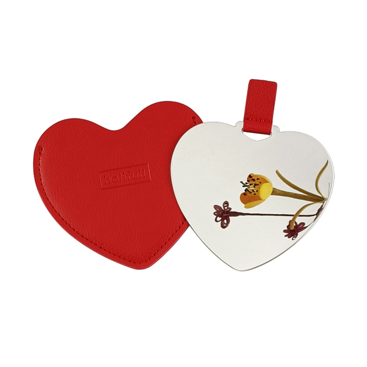 【客製禮贈品】皮革不鏽鋼隨身鏡