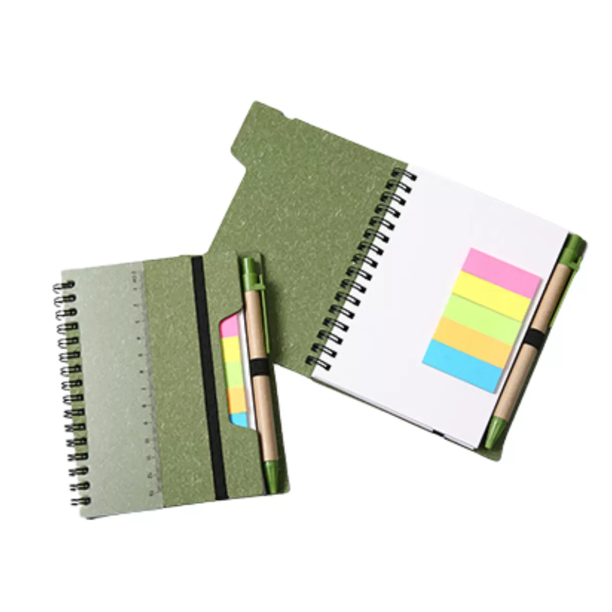 【客製禮贈品】純色帶尺便利貼筆記本