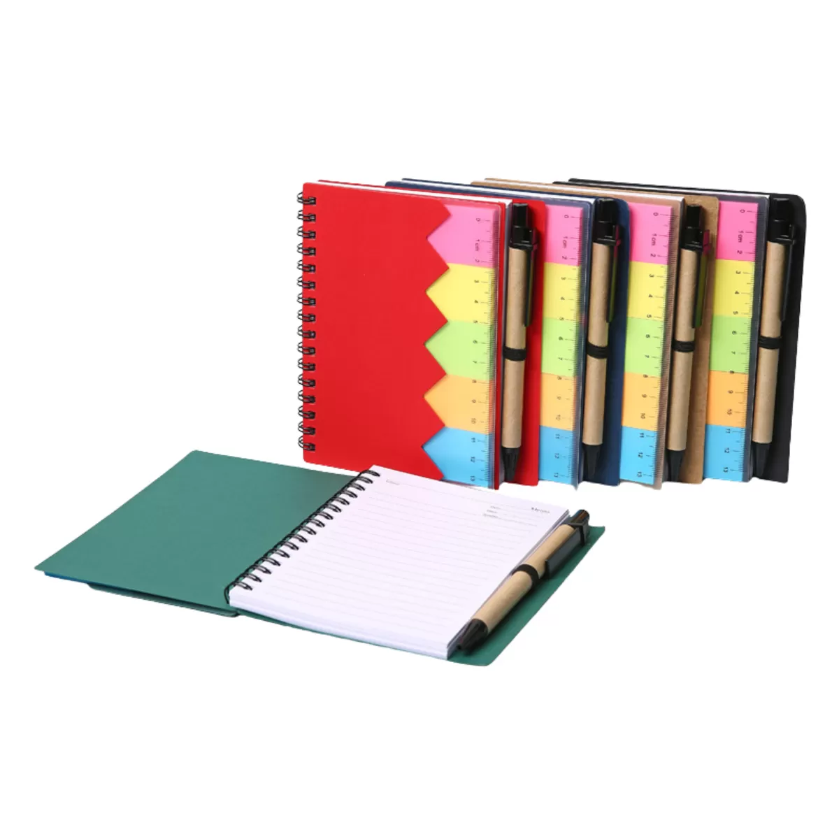 【客製禮贈品】鋸齒帶尺便利貼筆記本