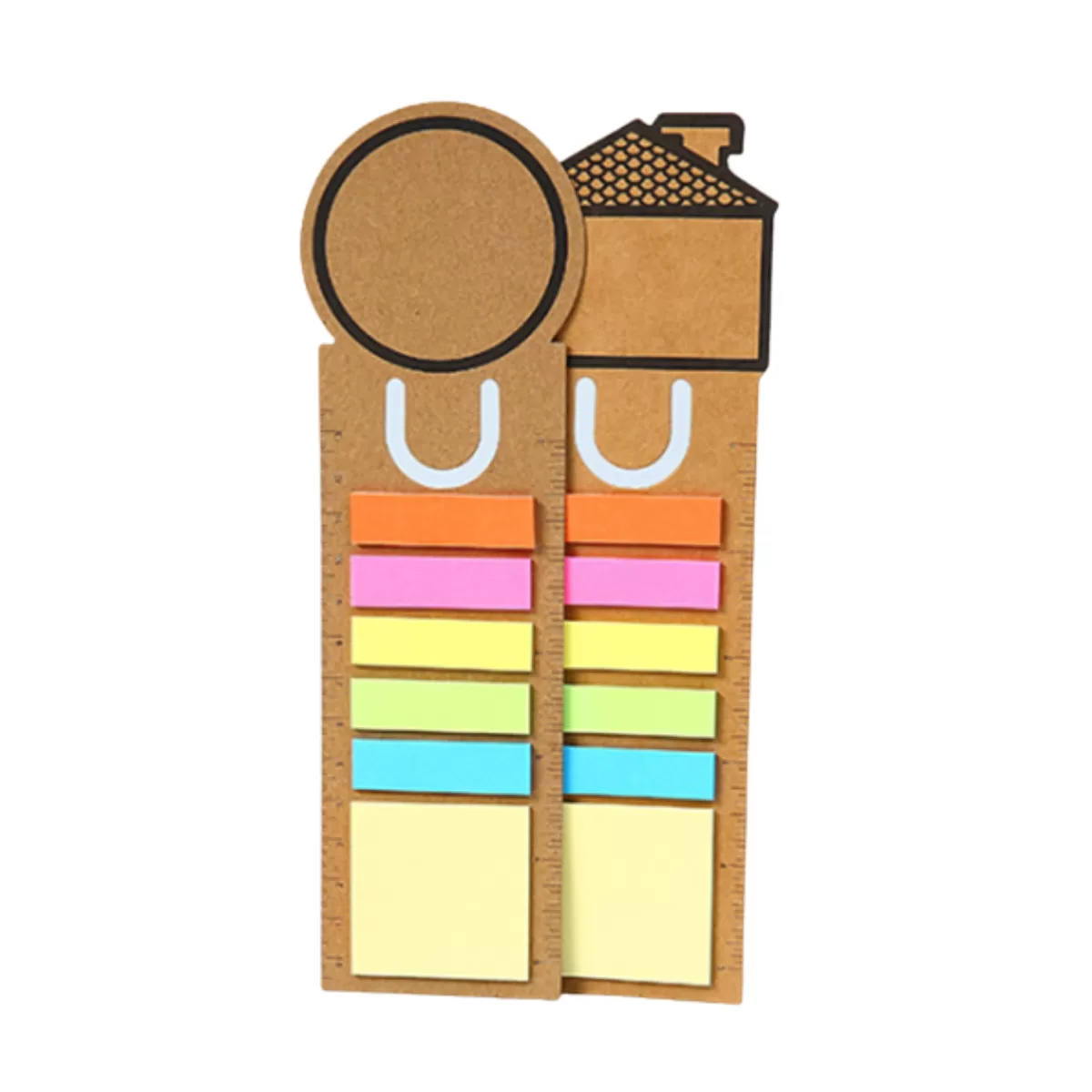 【客製禮贈品】簡約U型鏤空﻿便利貼本