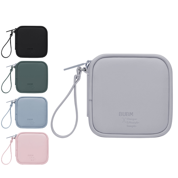 【客製禮贈品】防水純色耳機收納盒