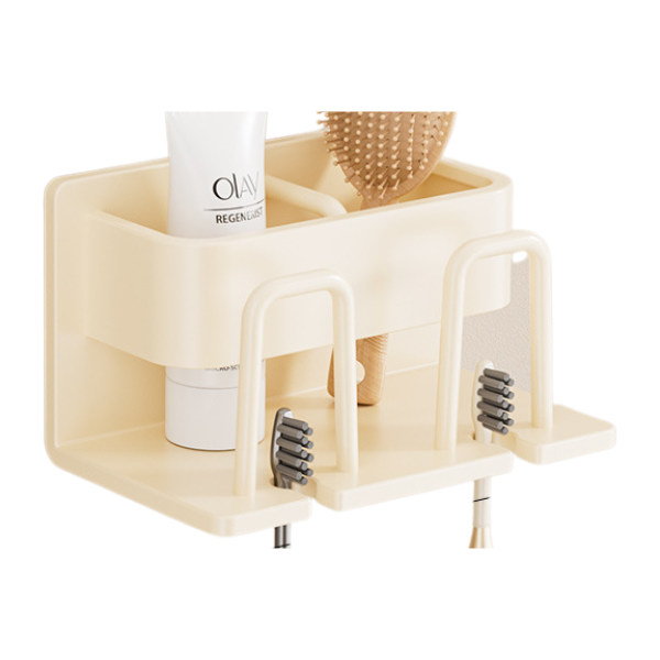 【客製禮贈品】壁掛奶油風洗漱用品收納