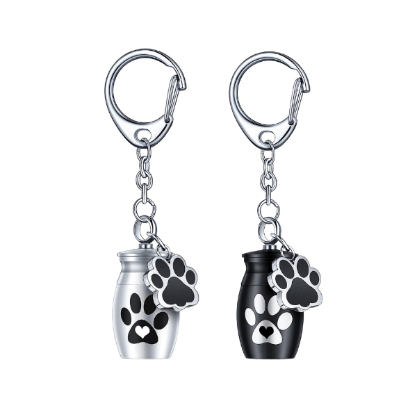 【客製禮贈品】寵物牙齒毛髮骨灰紀念鑰匙圈