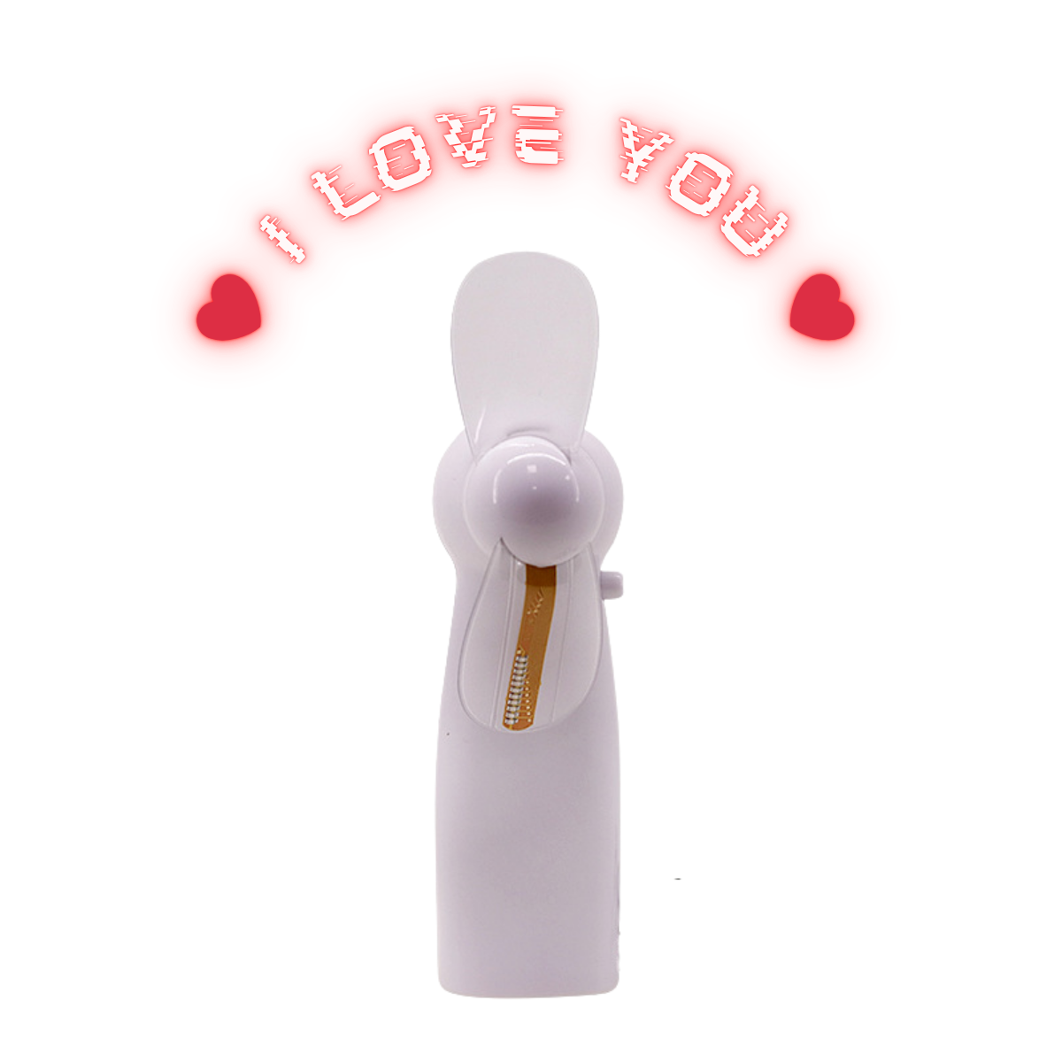 【客製禮贈品】led手持發光閃字風扇