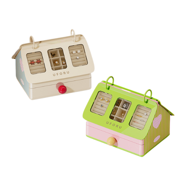 【客製禮贈品】高檔房子造型飾品收納盒