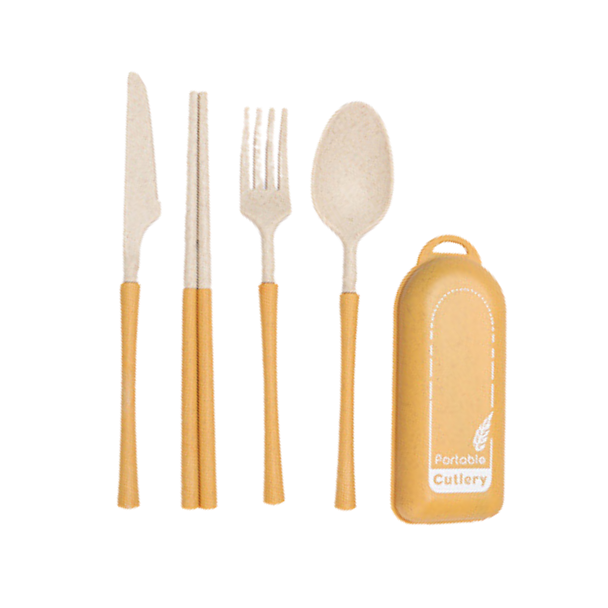 【客製禮贈品】小巧小麥組合便攜餐具