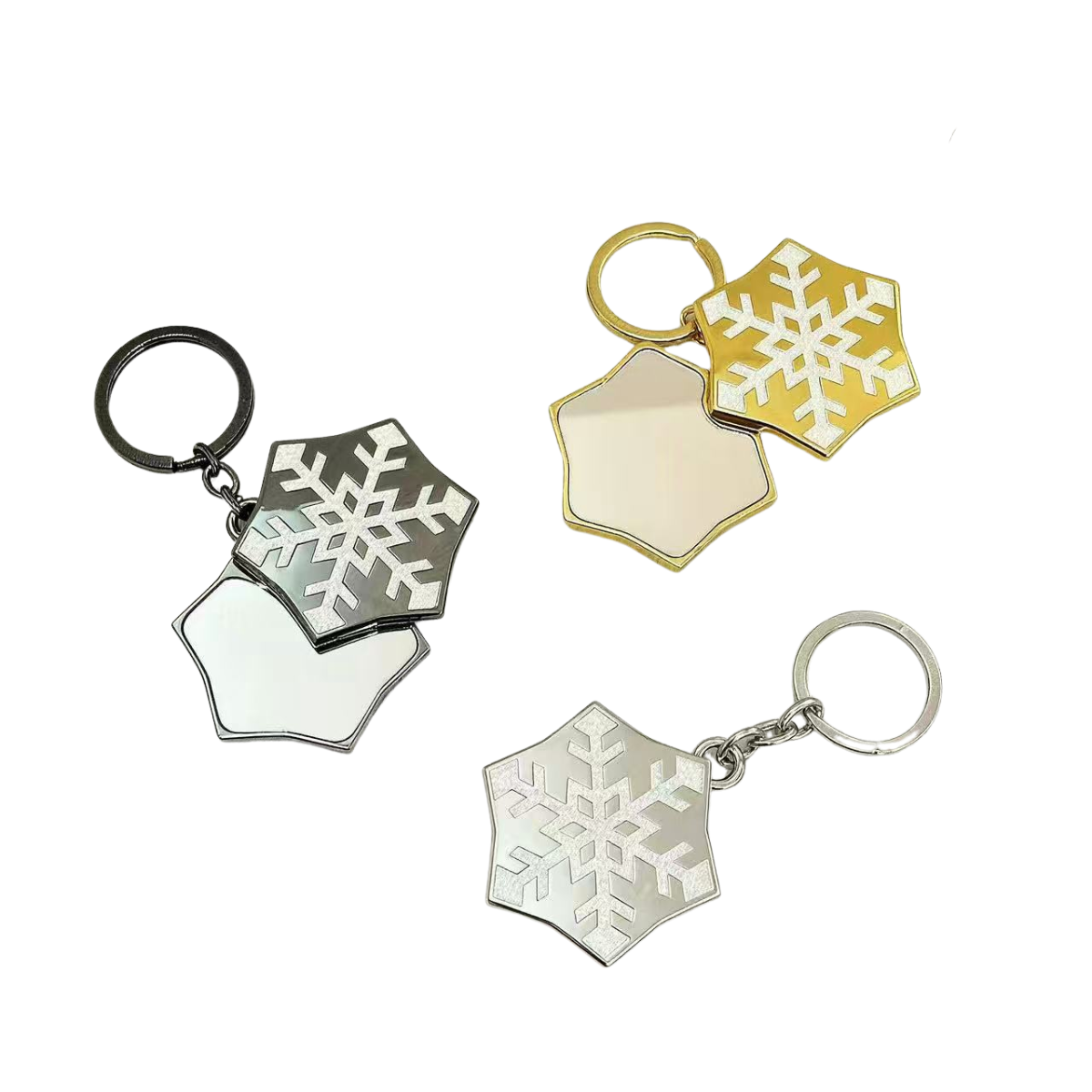 【客製禮贈品】聖誕金屬掛件隨身鏡