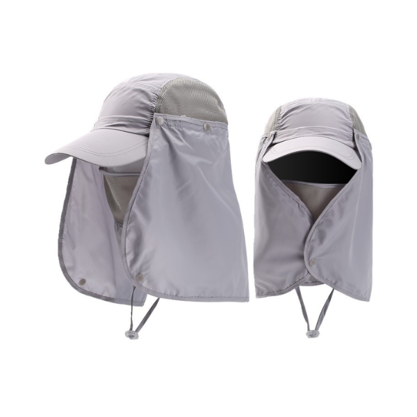 【客製禮贈品】戶外釣魚全臉防曬漁夫帽