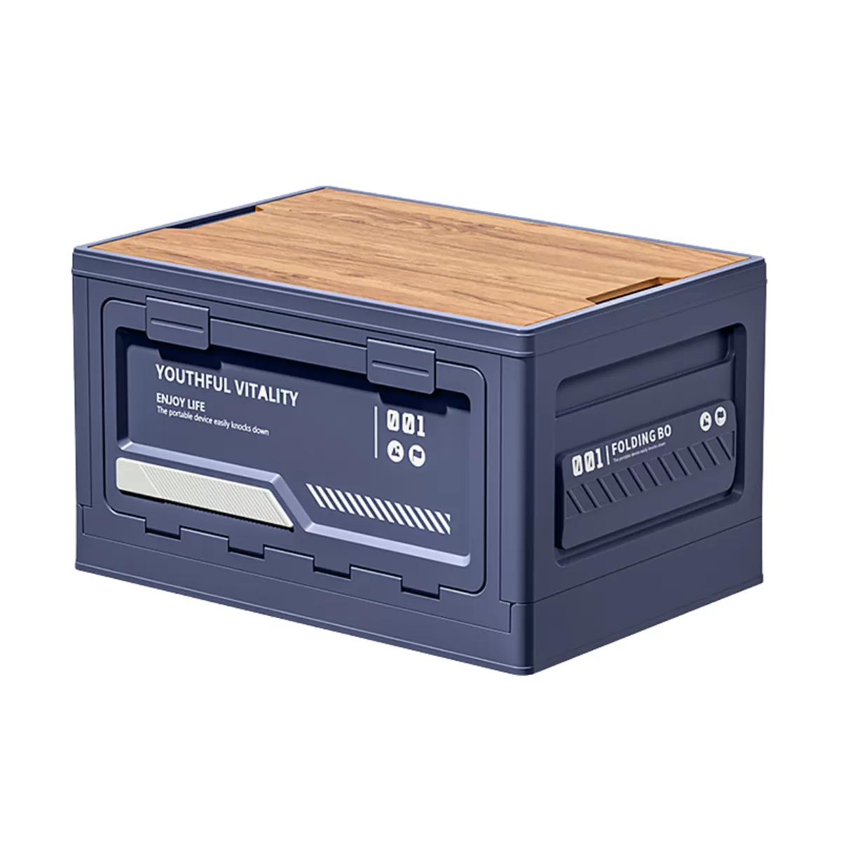 【客製禮贈品】清新側開折疊收納箱