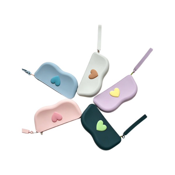 【客製禮贈品】愛心圖案便攜眼鏡袋