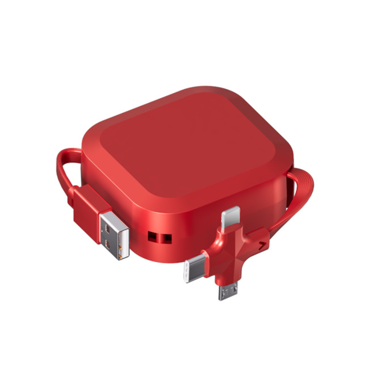 【客製禮贈品】方塊支架伸縮三合一充電線