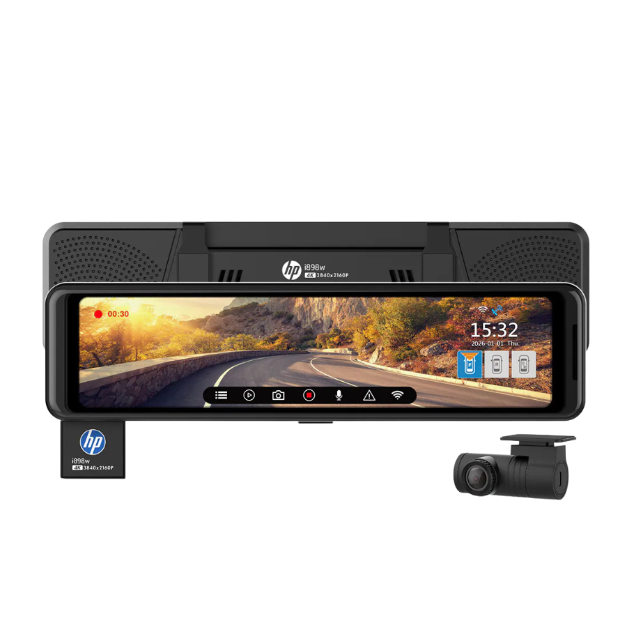 HP 惠普 i898w雙錄 前4K後4K超高畫質+GPS測速+WIFI+OTA更新