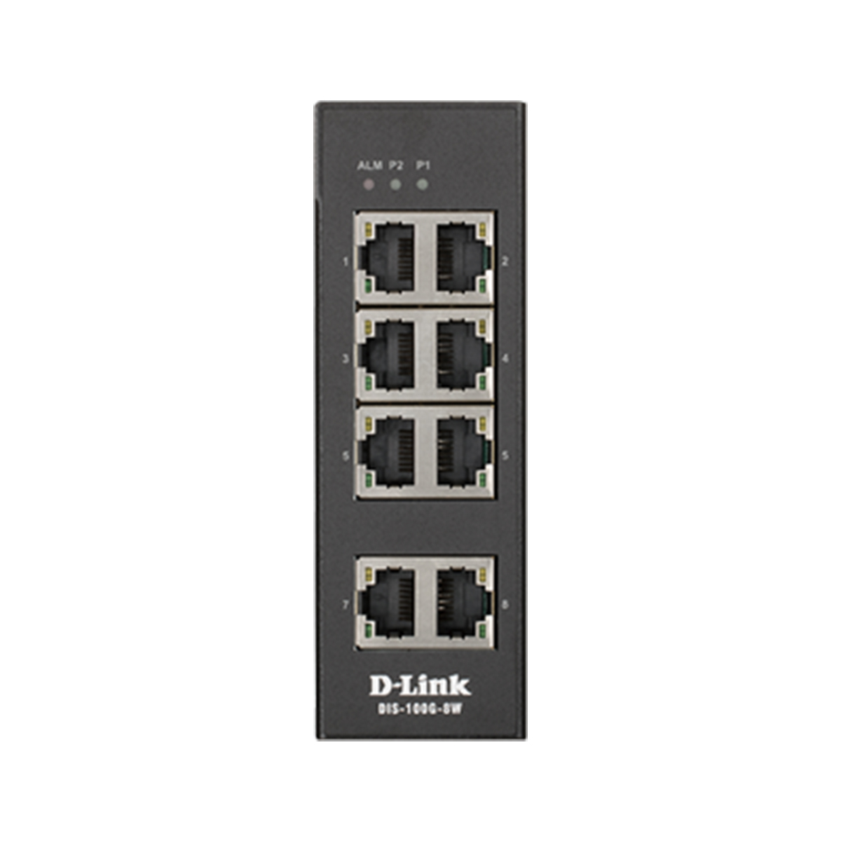 D-Link 友訊 DIS-100G-8W 工業級非網管型網路交換器