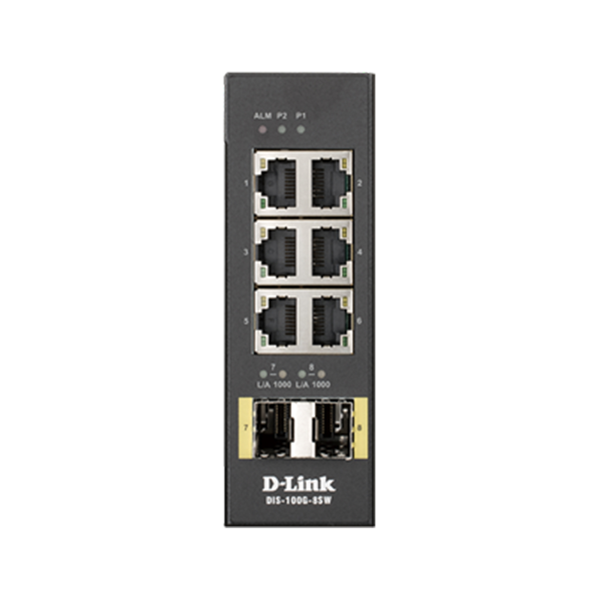 D-Link 友訊 DIS-100G-8SW 工業級非網管型網路交換器